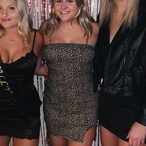 Garage Cheetah Print Dress